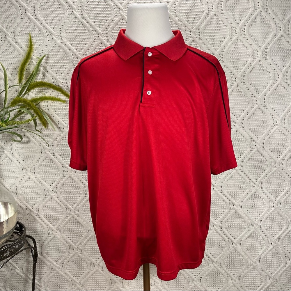 OPEN TRAILS | Men's Polo Shirt Red XXXL‎